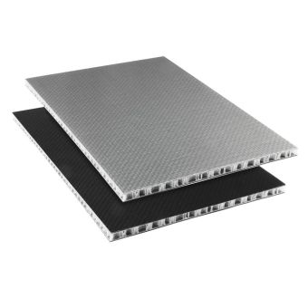 FlightCurv - PP high-tech sandwich material black/silver 9.5 mm