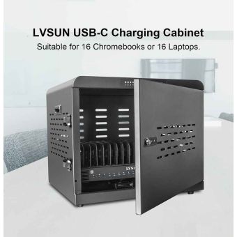 1000W 16-Port USB-C Charging Cabinet
