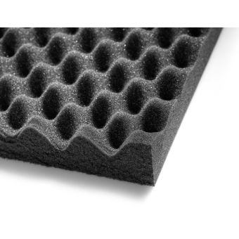 PU23 Egg tray foam - Black - 1000x1200mm